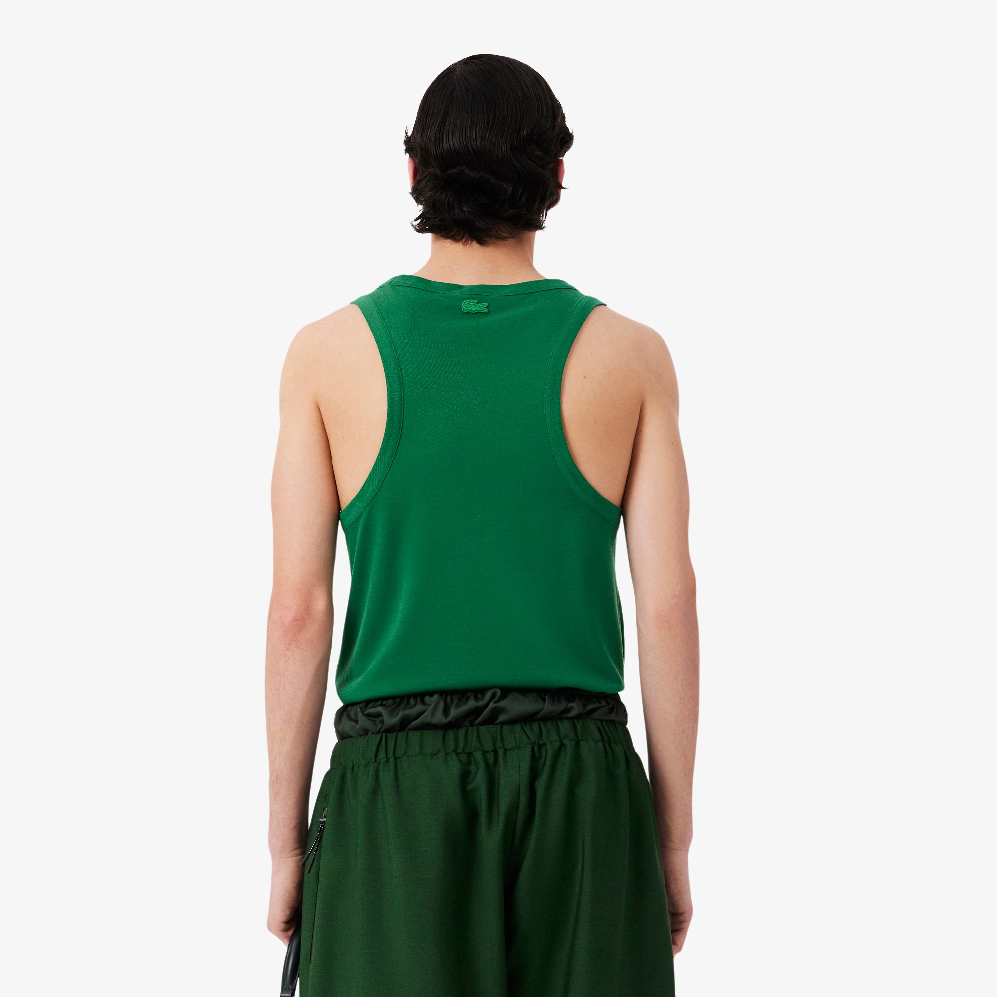 Runway Silk Piqué Tank Top