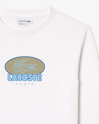 Kids' Heavy Cotton Badge Print T-Shirt