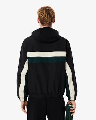 Chaqueta deportiva color block impermeable