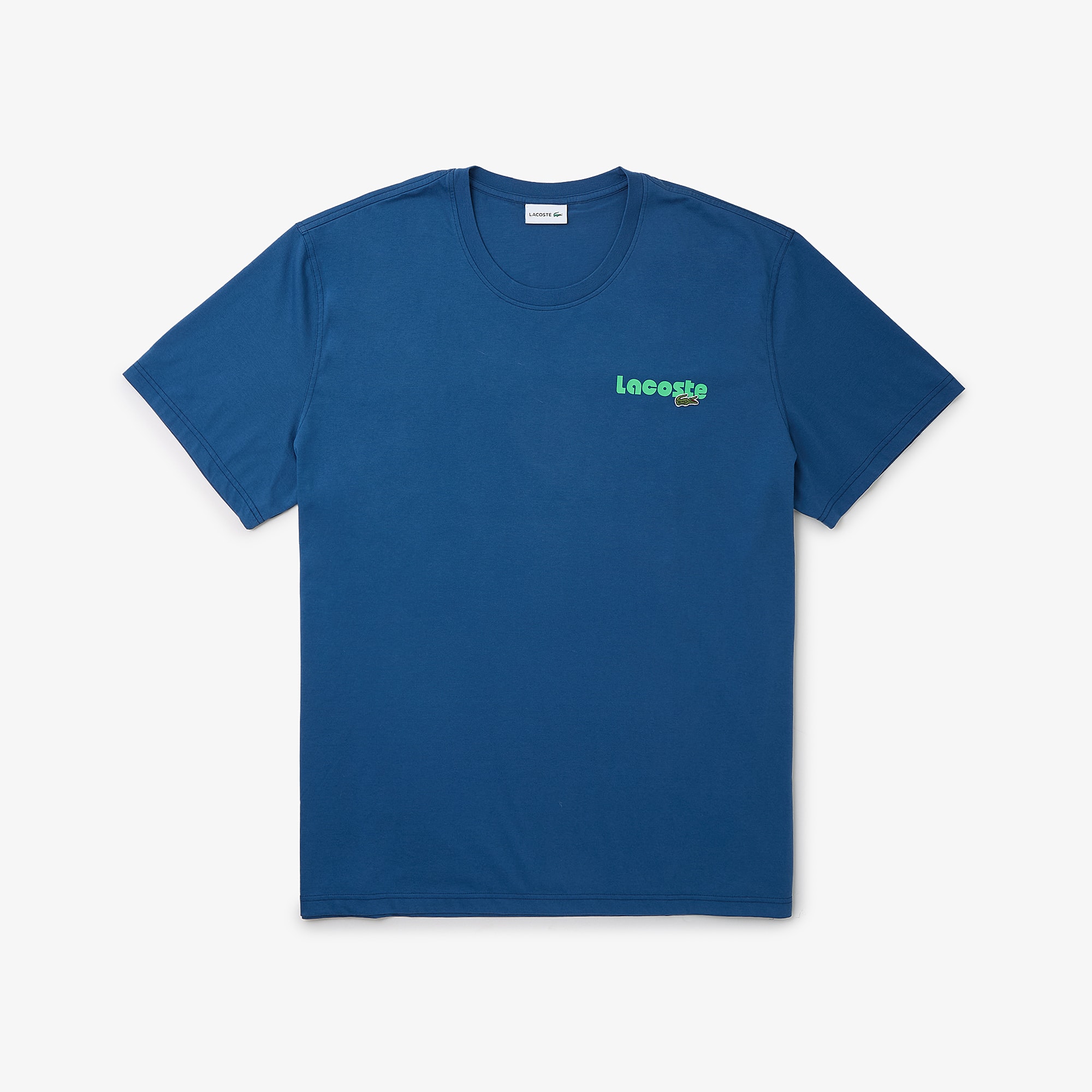 Lacoste Washed Effect Print T-shirt – Plus