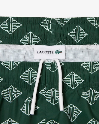 Men&rsquo;s Two-Tone Monogram Swim Trunks