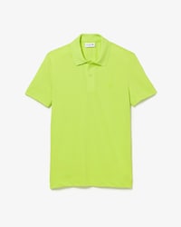 Polo para hombre Lacoste de corte Slim en piqu&eacute; de algod&oacute;n org&aacute;nico el&aacute;stico