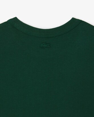 T-shirt enfant Lacoste x Netflix avec imprim&eacute; en coton biologique