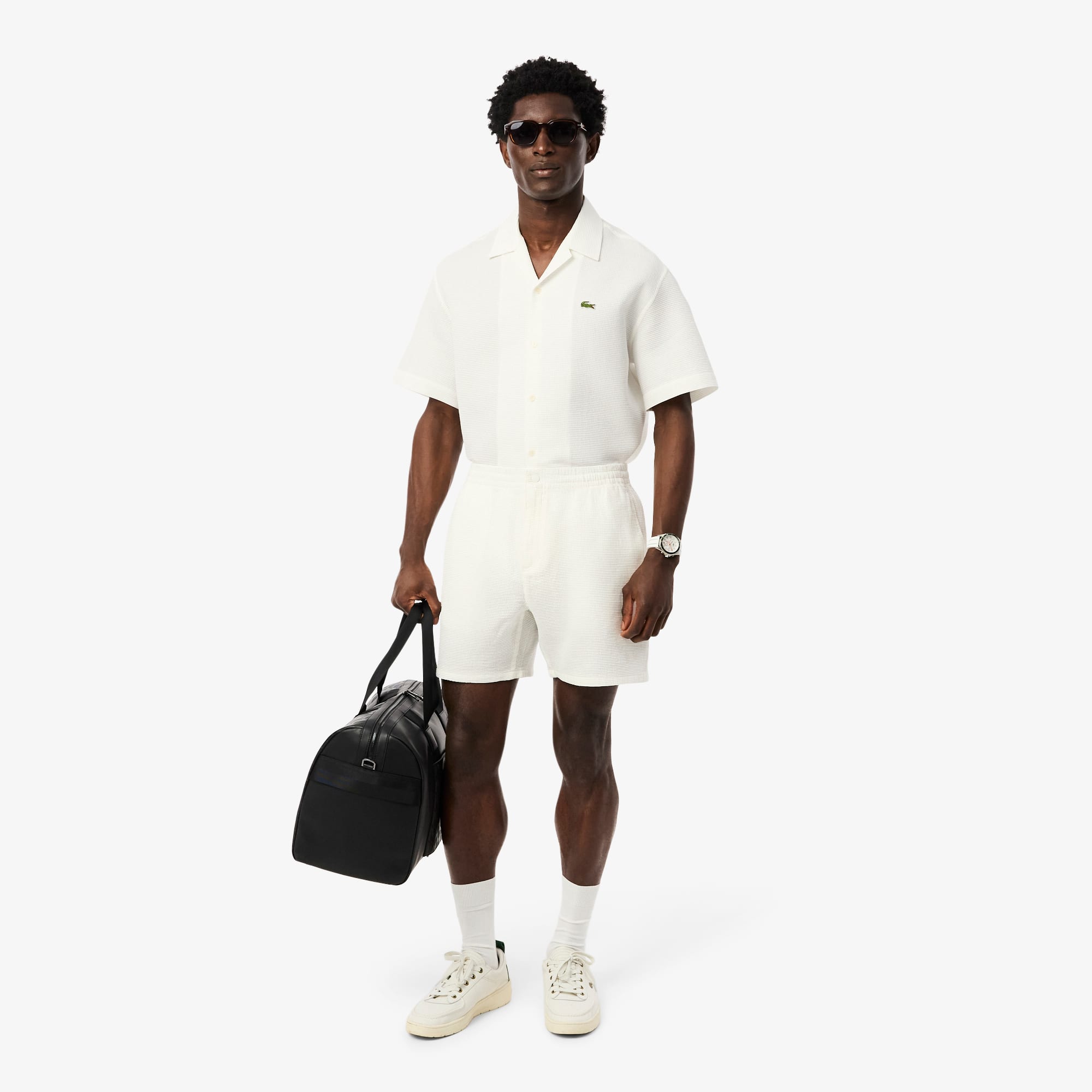 メンズウェア V12 LX ALL LETTER SHORTS Men's Lightweight Textured Shorts - Shorts & Swim - New In 2026