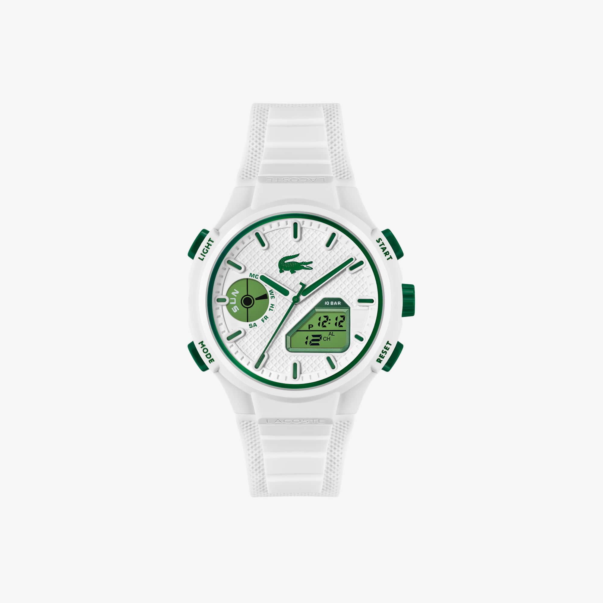 Lacoste LC33 Analog and Digital Silicone Watch