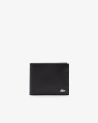 Set de regalo con cartera y llavero de piel liso Fitzgerald para hombre