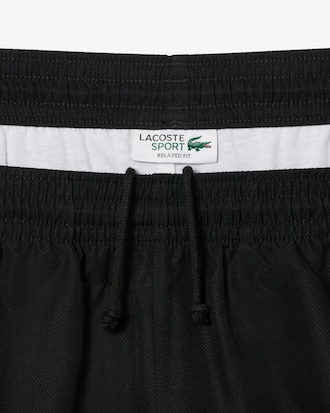 Men's Lightweight Colorblock Stripe Tennis Shorts