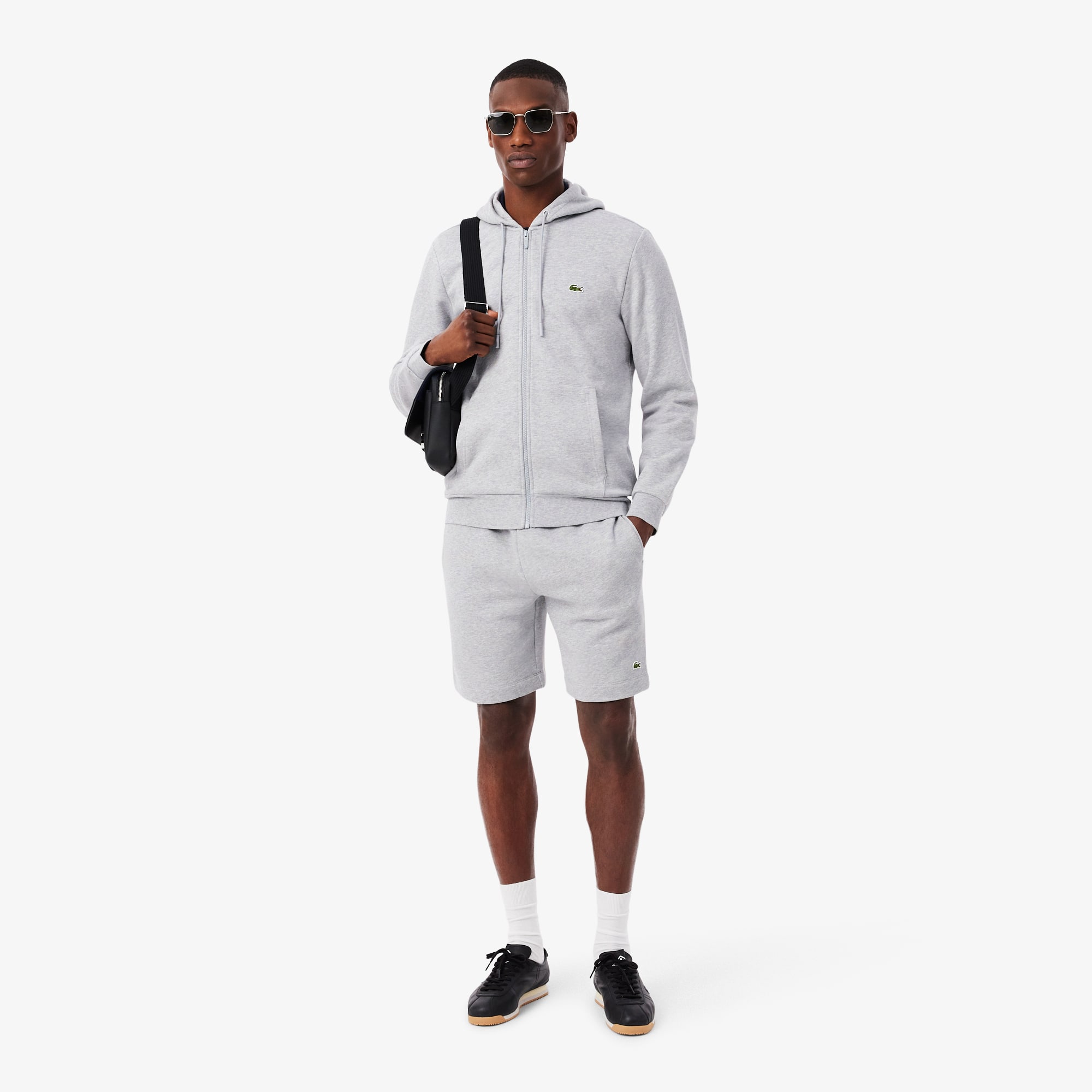 Organic Cotton Kangaroo Pocket Hoodie | Lacoste US | Men's Collection