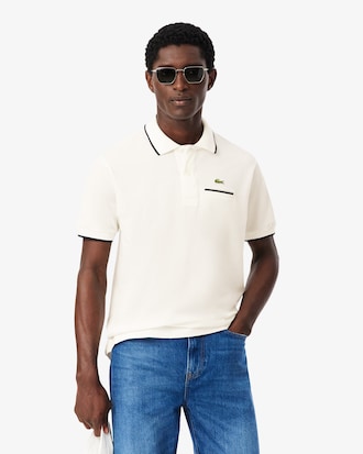 Men's Classic Fit Pocket Accent L.12.12 Polo
