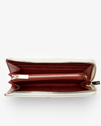Women’s Chantaco Piqué Leather 8-Card Zip Wallet