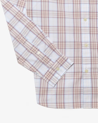 Camisa Para Hombre De Corte Slim Con Cuadros El&aacute;sticos