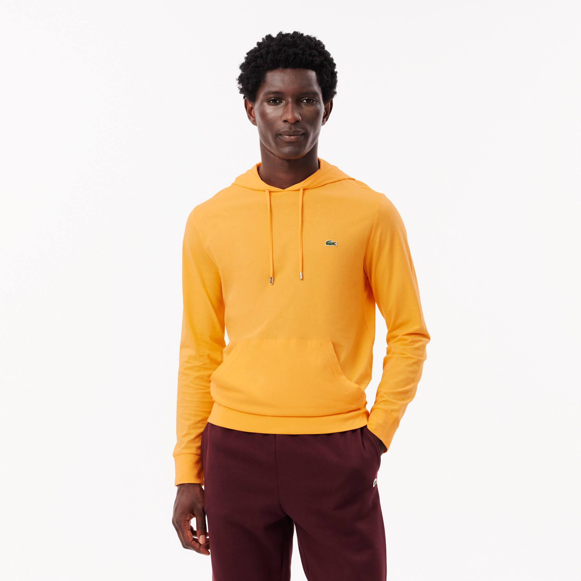 Men's Long Sleeve Hooded T-Shirt - T-shirts - New In 2025 | Lacoste