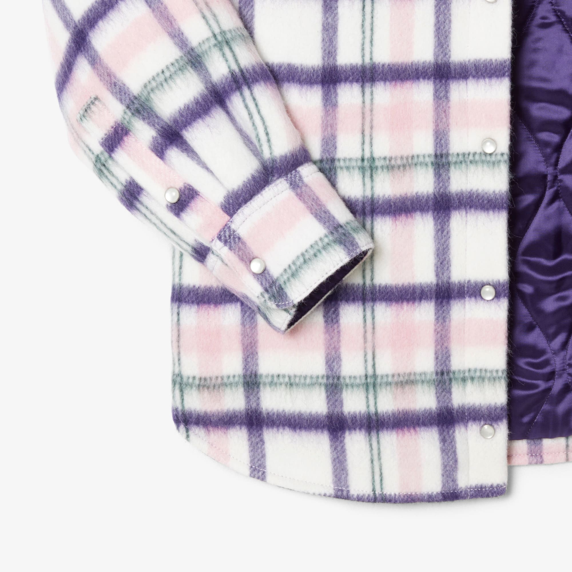 Women's Oversized Quilted Wool Overshirt