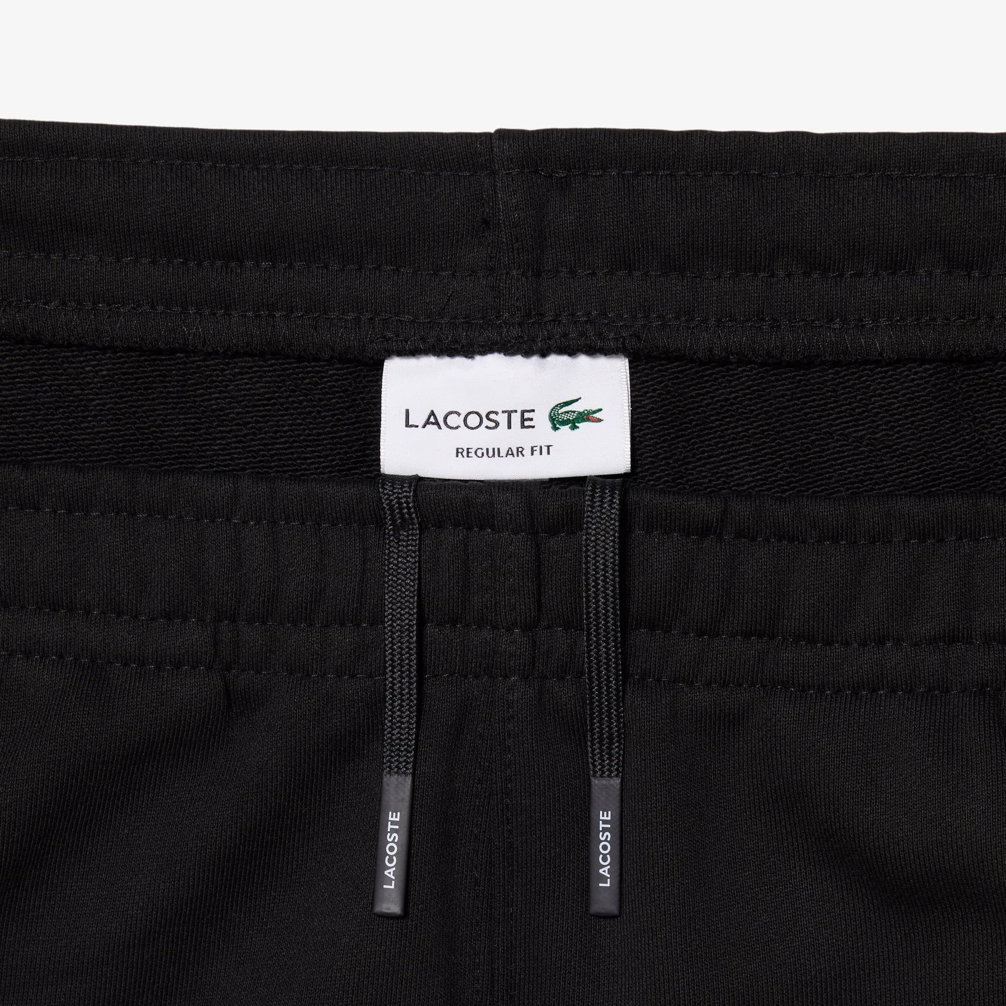 Regular Fit Logo Stripe Fleece Shorts