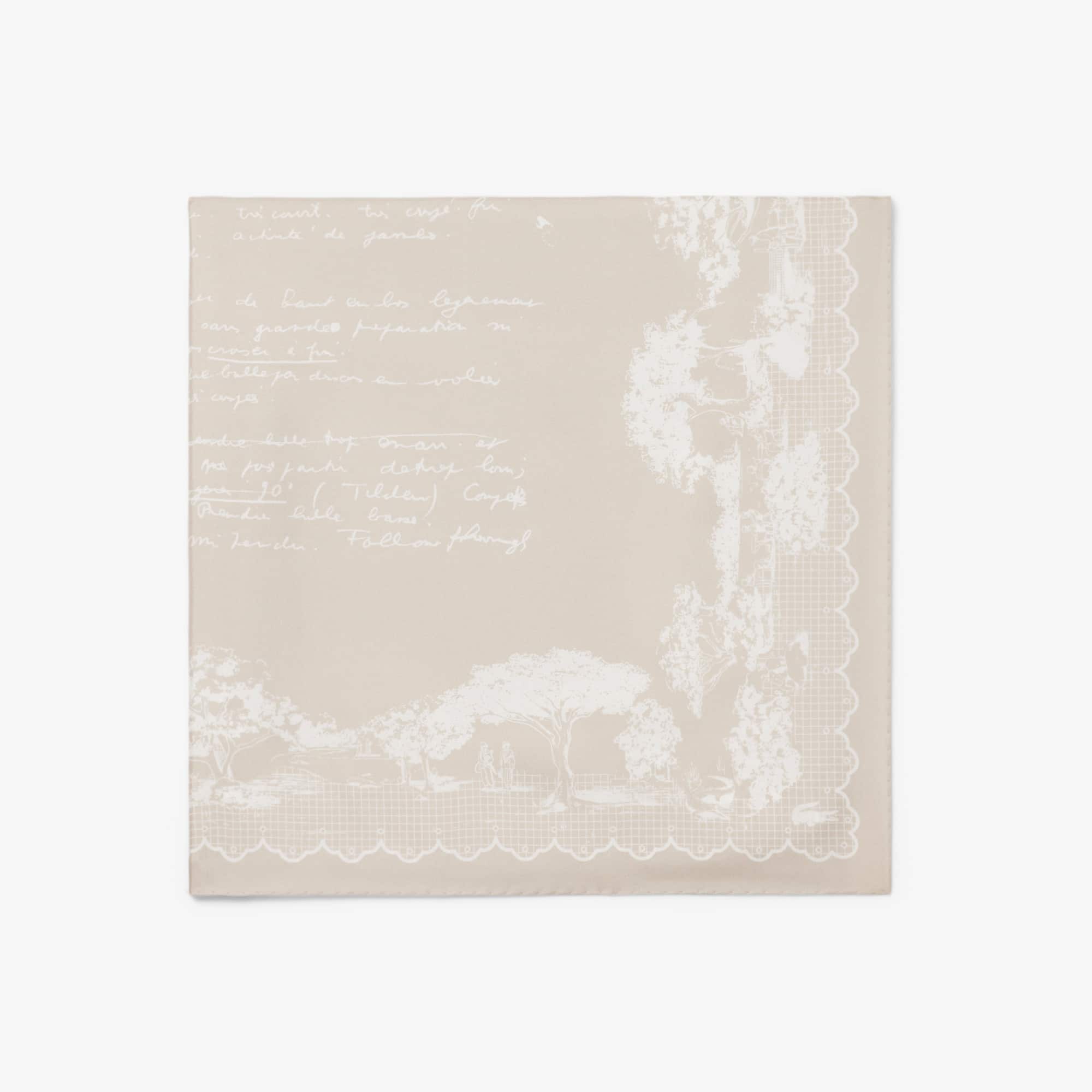 Runway Printed Silk Square