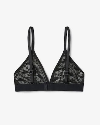 Logo Lace Triangle Bralette