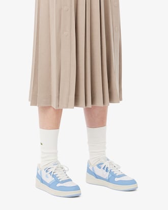 Women's T-Clip Set Leather Sneakers