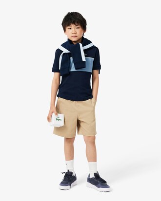 Contrast Band Petit Piqu&eacute; Polo Shirt