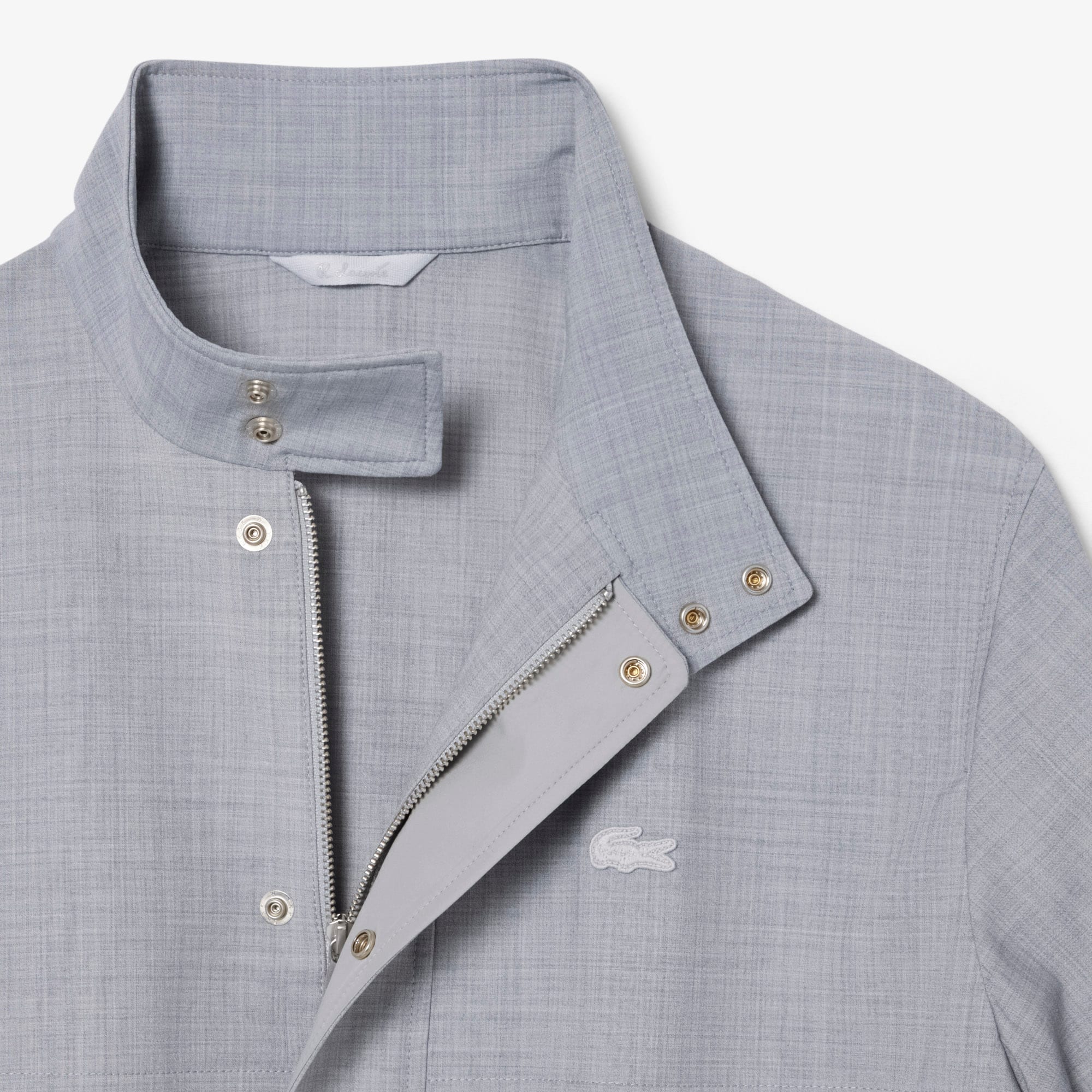 Wool Blend Harrington Jacket