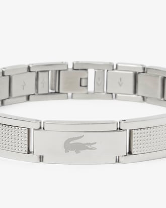 Bracelet &agrave; maillons plaqu&eacute; or pour hommes