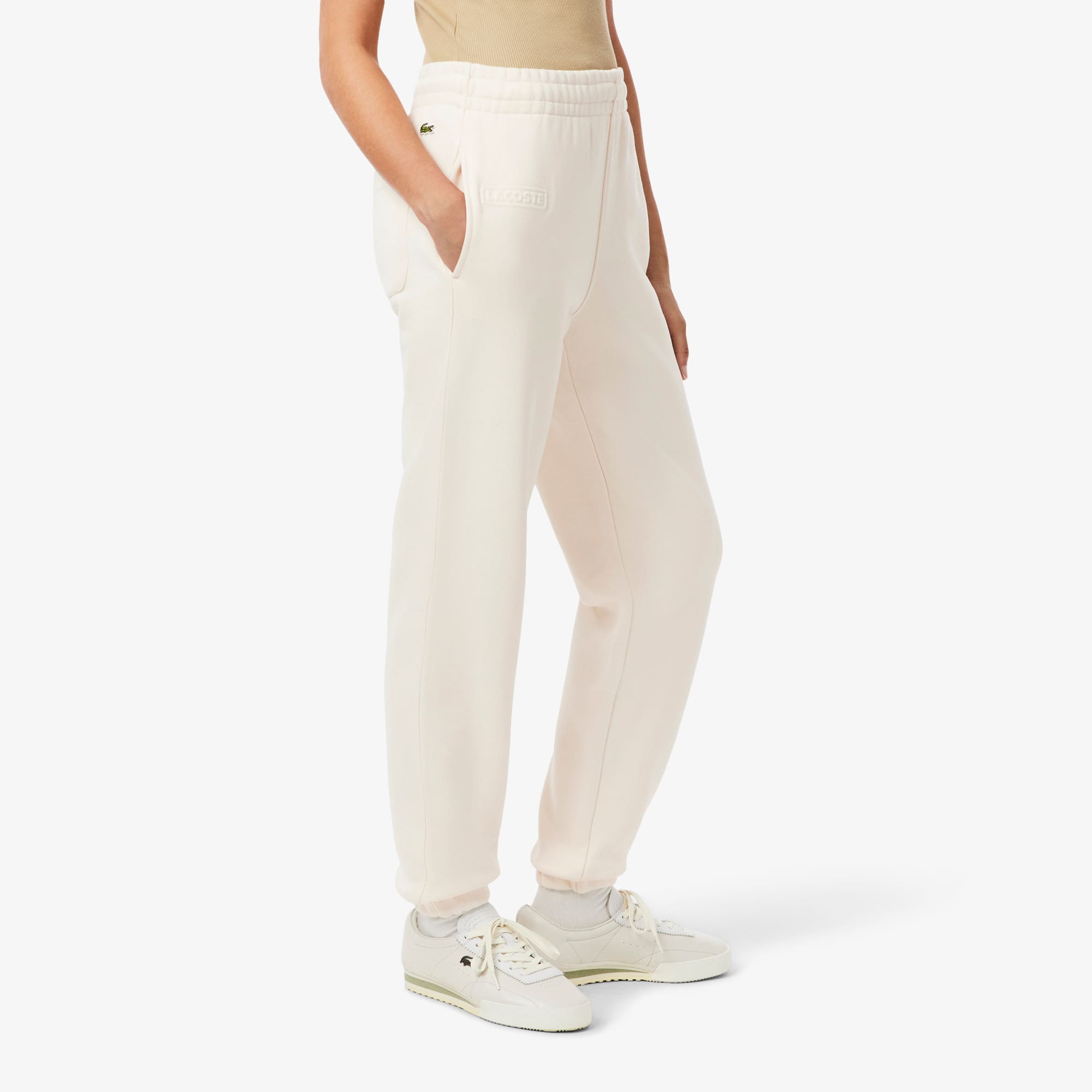 Women's Embossed Logo Fleece Pants - Pants & Leggings - New In