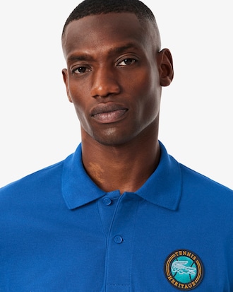 Men's Classic Fit Petit Piqué Badge Polo