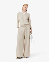 Pantalon de surv&ecirc;tement satin&eacute; D&eacute;fil&eacute;