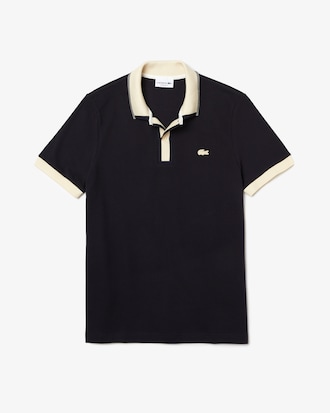 Polo Lacoste regular fit en piqu&eacute; avec d&eacute;tails contrast&eacute;s