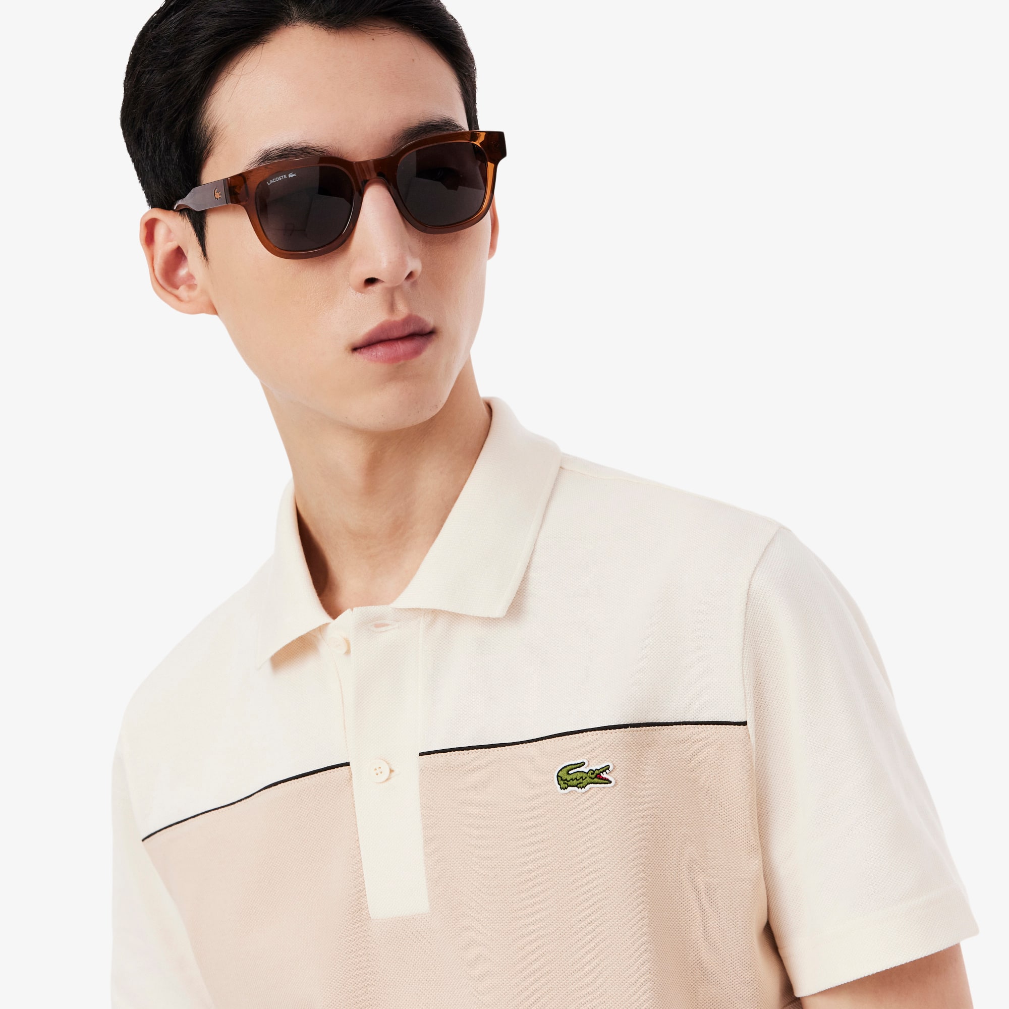 Regular Fit Colorblock Piqué Polo