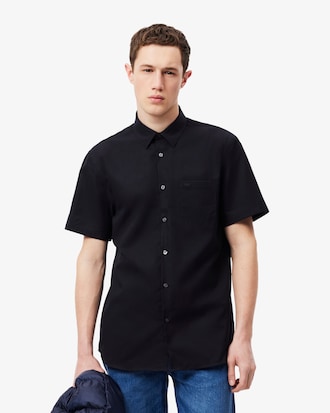 Men's Regular Fit Short Sleeve Cotton Shirt
