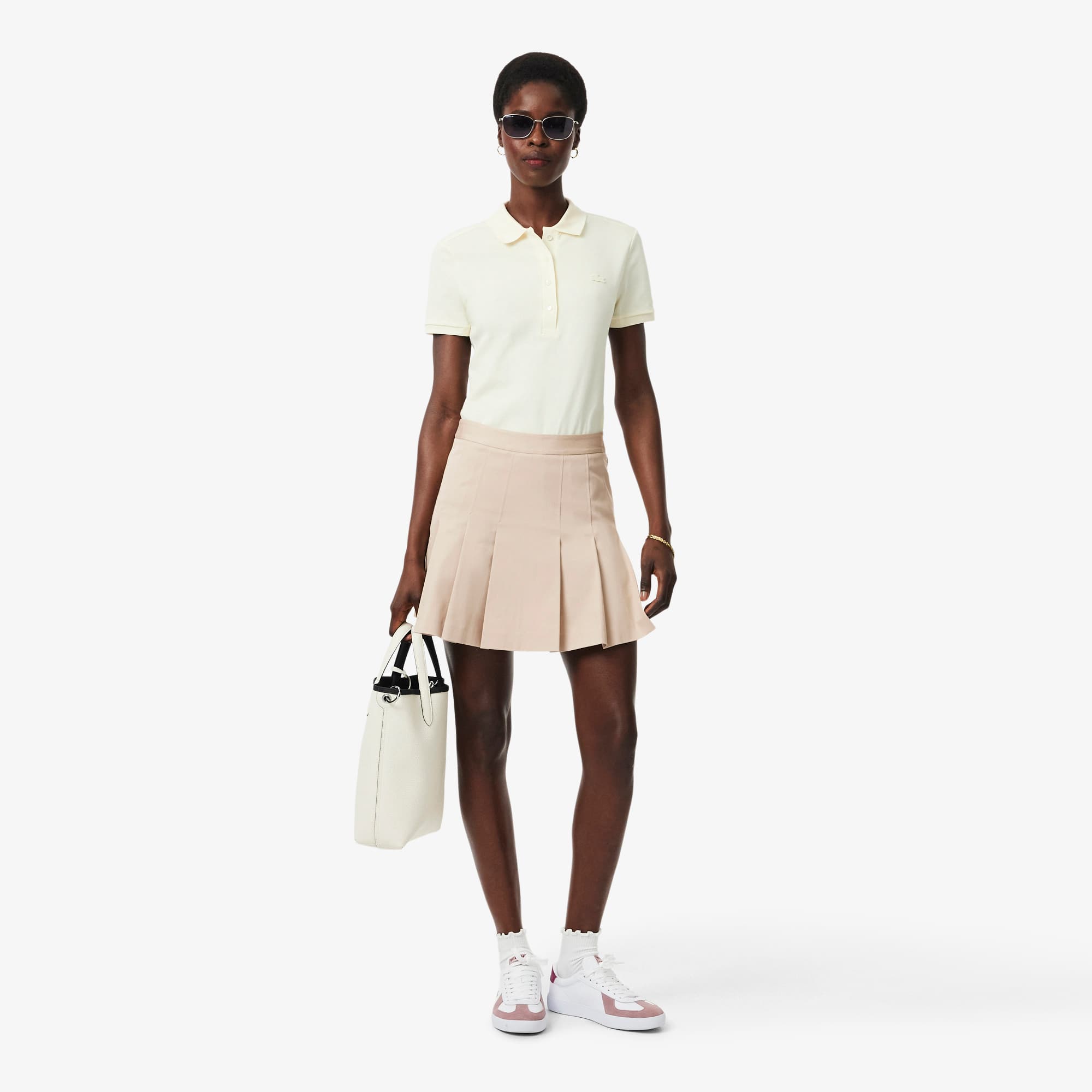 レディースウェア RUFFLOG ADJUSTABLE SIDE POCKET PLEATED Women's Short Stretch Cotton Pleated Skirt - Shorts & Skirts - New