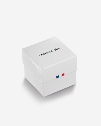 Men’s Lacoste.12.12 Black Silicone Strap Watch