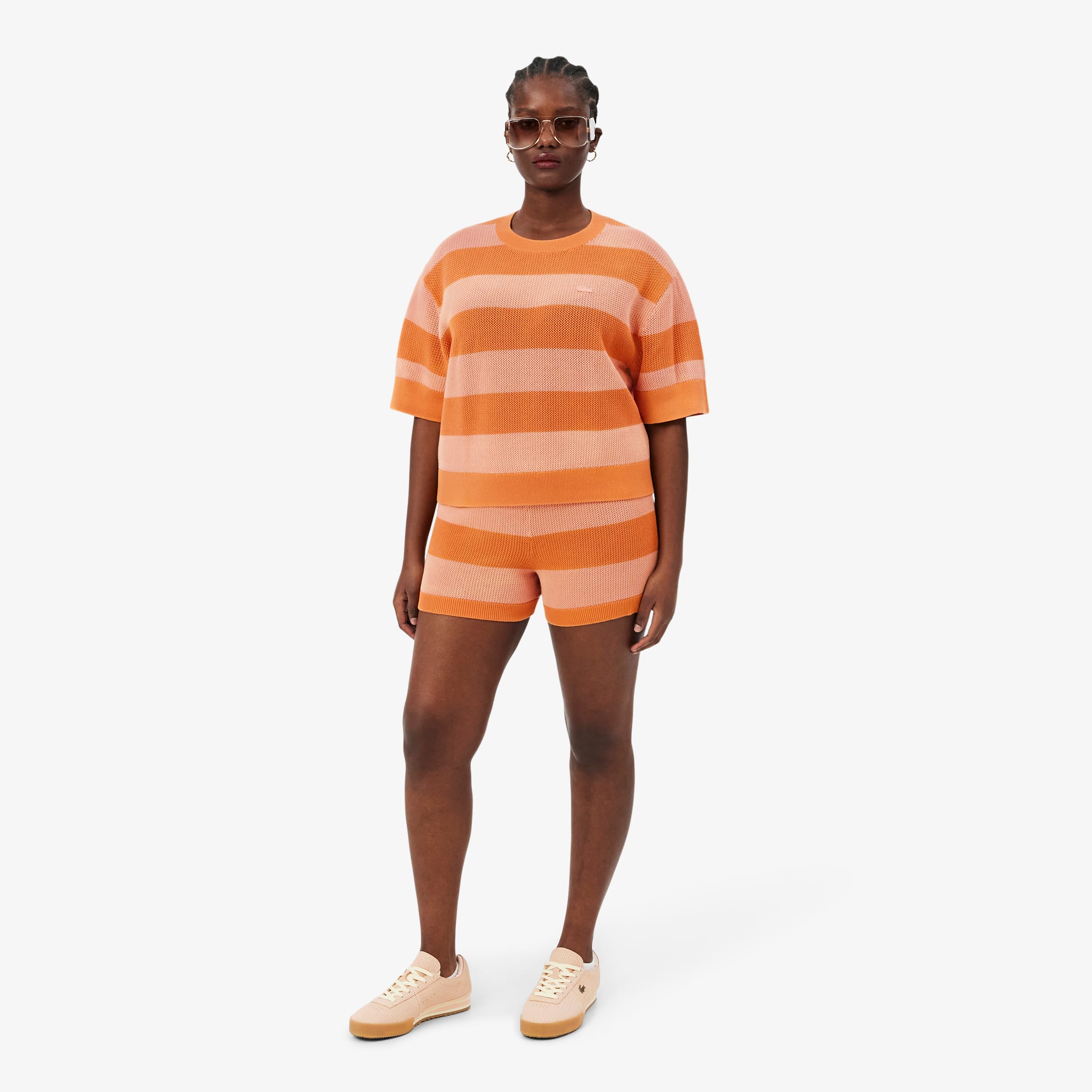 Striped Mesh Knit Shorts - Shorts & Skirts - New In 2026 | Lacoste