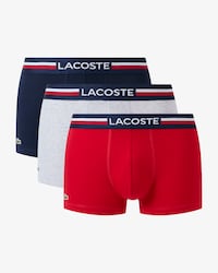 Lot de 3 boxers courts coton stretch