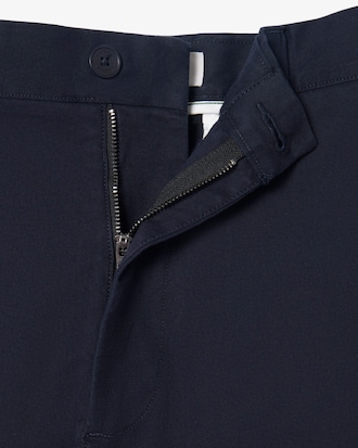 Pantal&oacute;n Chino de Corte Amplio de Algod&oacute;n El&aacute;stico