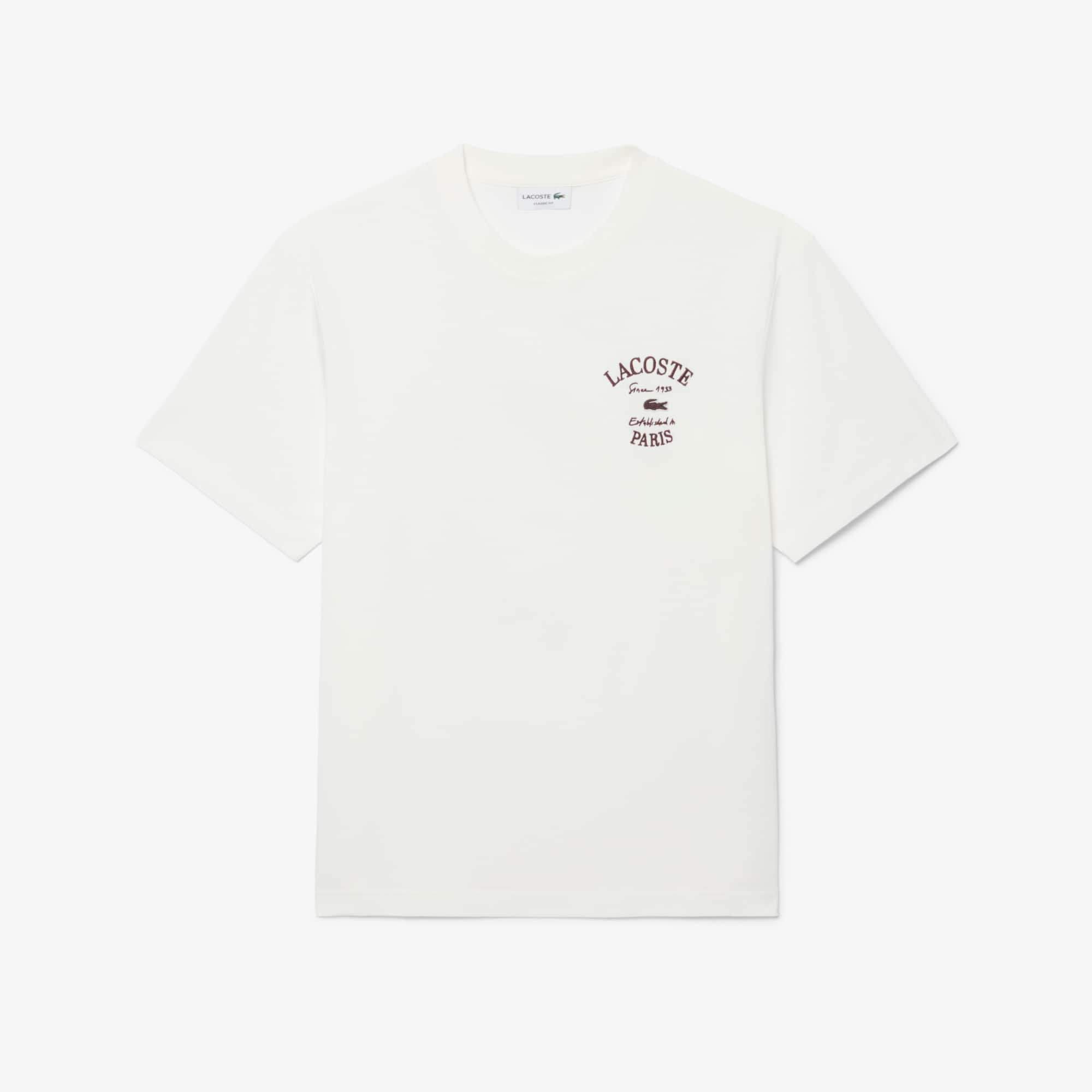 Embroidery Accent Cotton Jersey T-shirt - T-shirts - New In 2026
