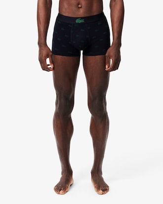 Men's 3-Pack Crocodile Print Trunks