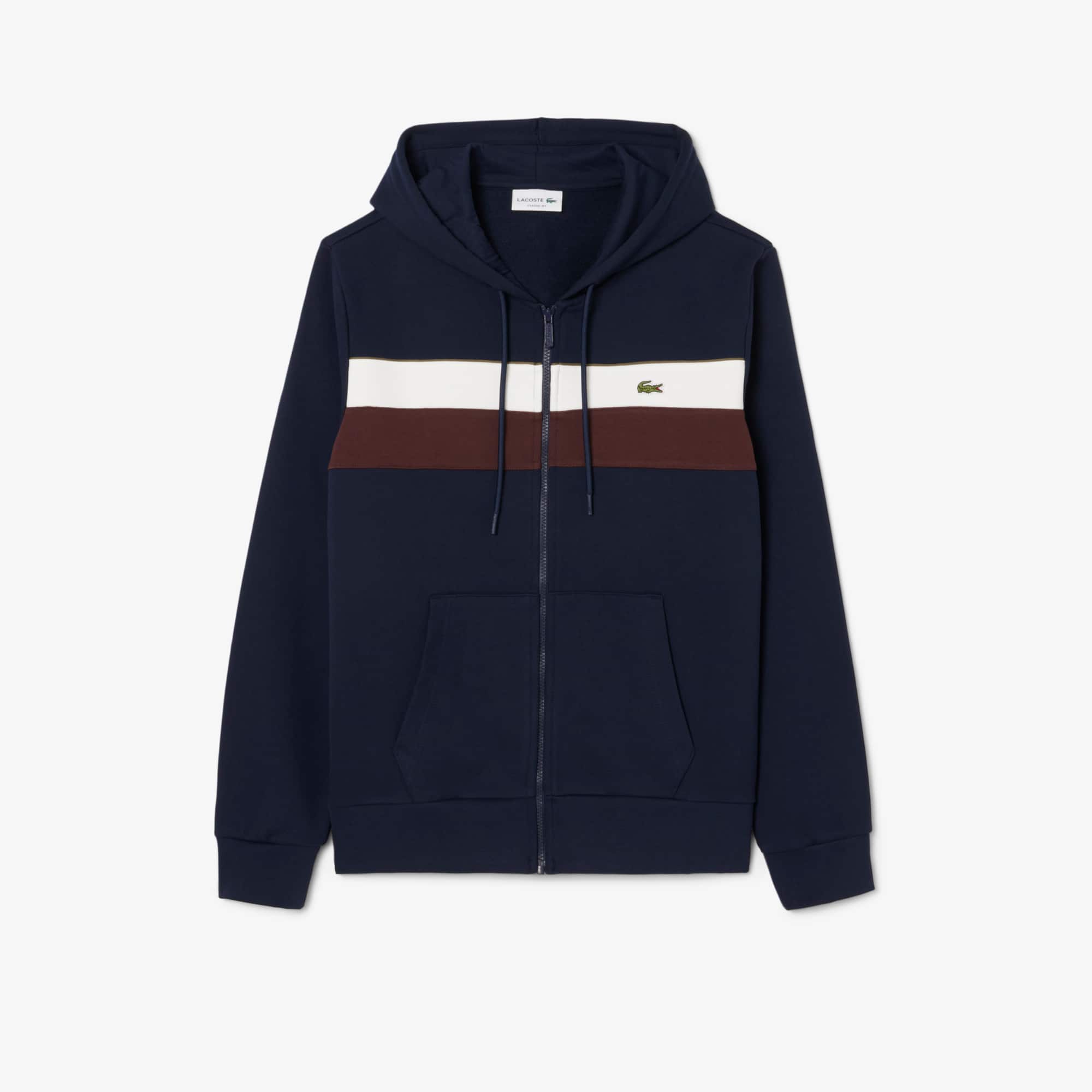 Men's Zip-Up Colorblock Hoodie - Sweaters & Sweatshirts