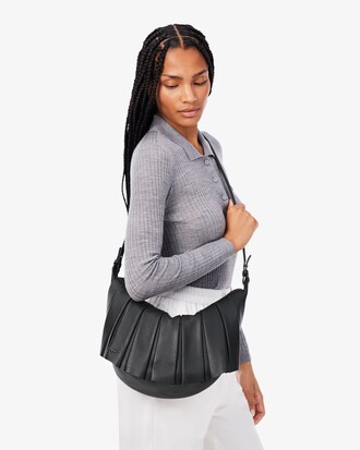 Bolsa Hobo de Piel Lenglen Mediana