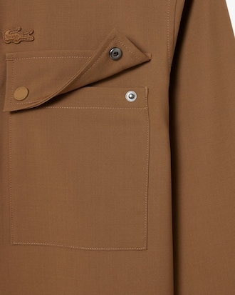 Runway Regular Fit Wool Blend Shirt