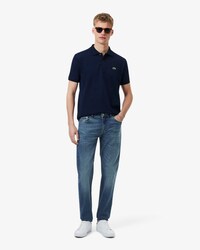 Jeans &Iacute;ndigo de Corte Slim de Cinco Bolsillos para Hombre