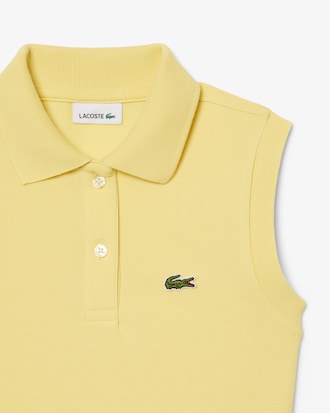 Sleeveless Stretch Piqu&eacute; Dress