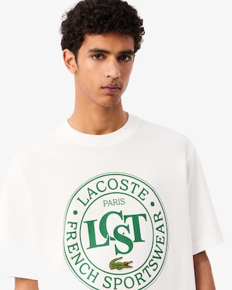 Men's Loose Fit Heavy Cotton Printed T-Shirt