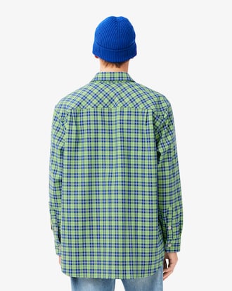 Men's Relaxed Fit Plaid Overshirt