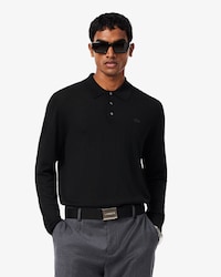 Cashmere Blend Polo Collar Sweater