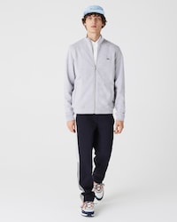 Men's Zip-Up Piqué Fleece Jacket