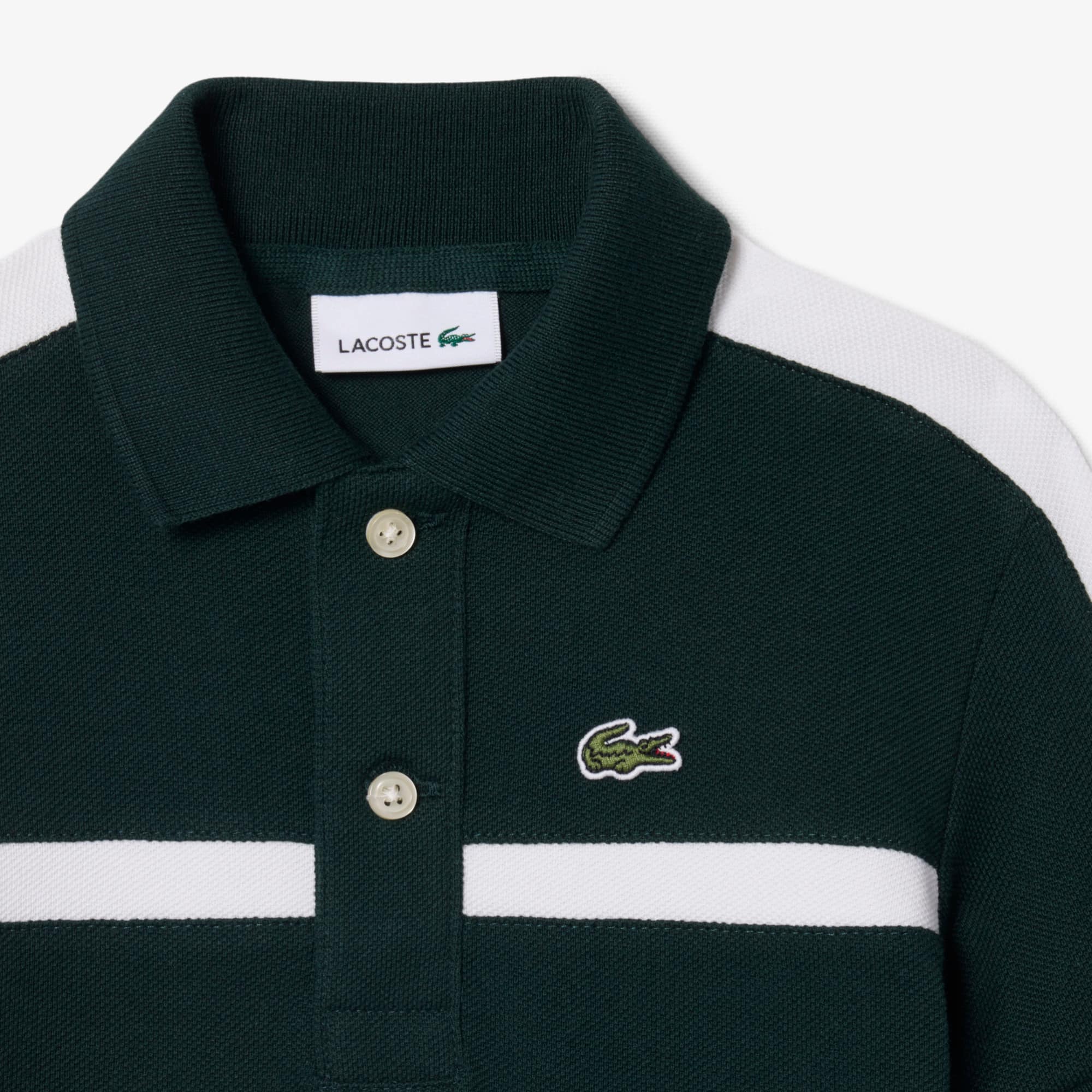Color-Block Petit Piqué Polo Shirt