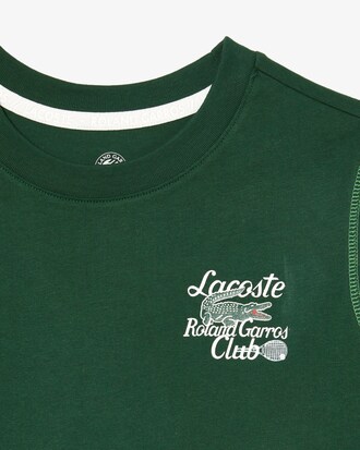Playera infantil Lacoste Sport Roland Garros de punto
