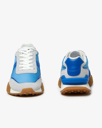 Men's L-Spin Deluxe Leather Color Contrast Sneakers