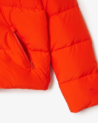 Chamarra corta acolchonada repelente al agua